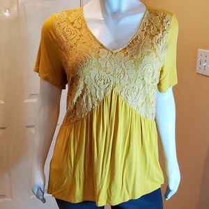 Lane Bryant Lace Tee